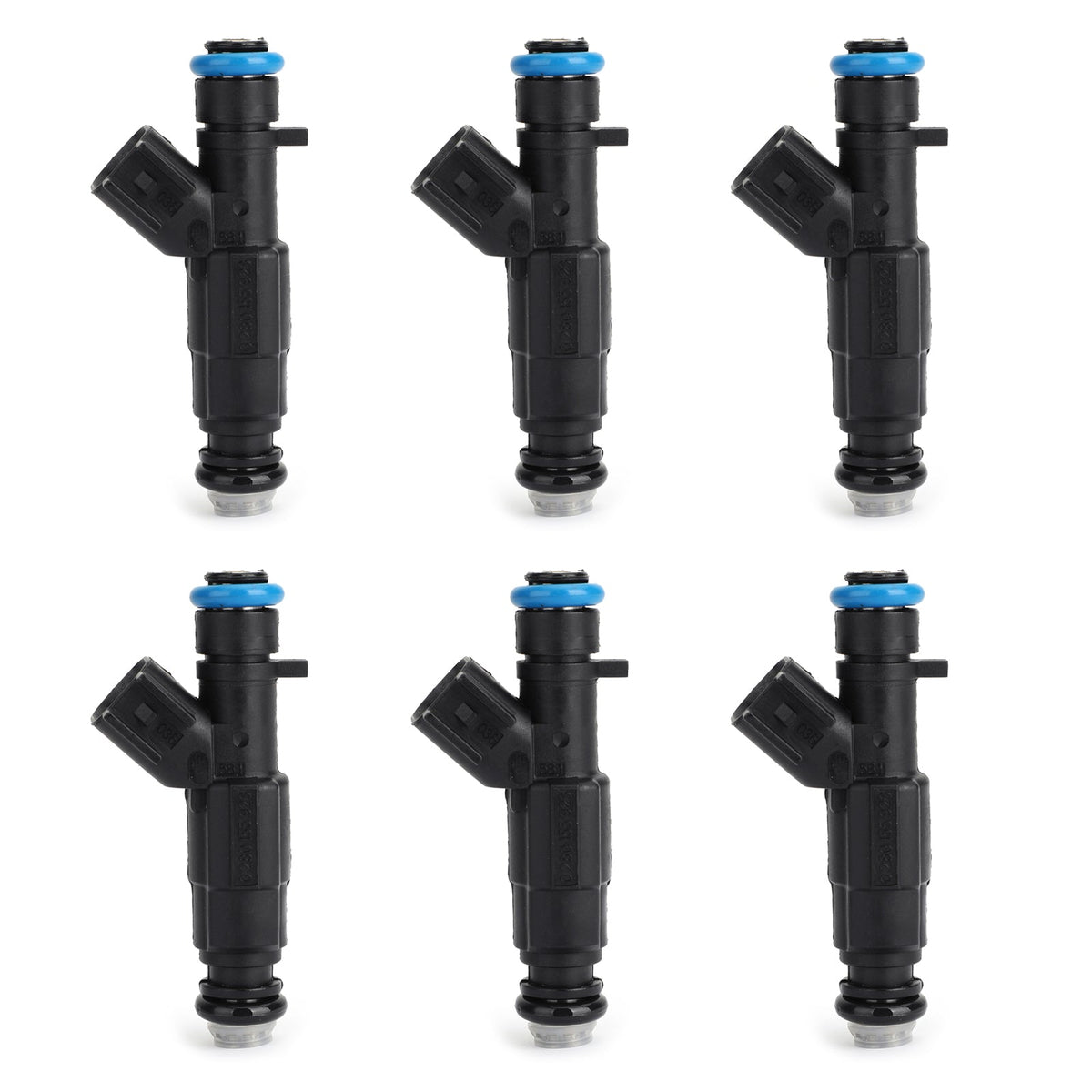 6PCS 4-Hole Upgrade Fuel Injectors For Cherokee Grand Cherokee 0280155784