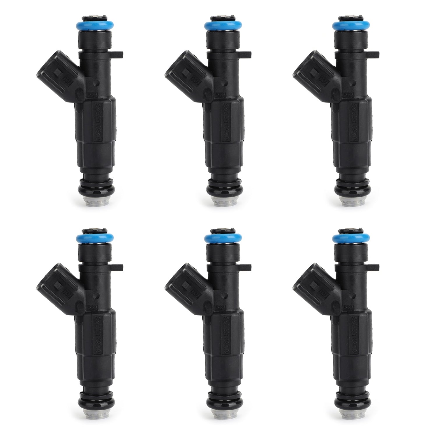6PCS 4-Hole Upgrade Fuel Injectors For Cherokee Grand Cherokee 0280155784