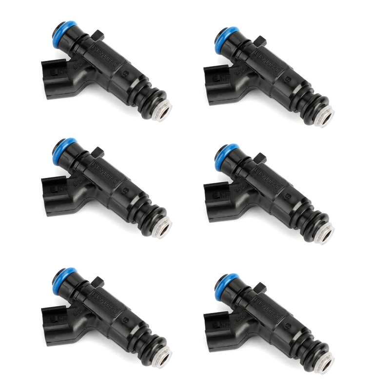 Cadillac CTS SRX 3.6L V6 2004-2008 0280156131 6PCS Fuel Injectors 12571159