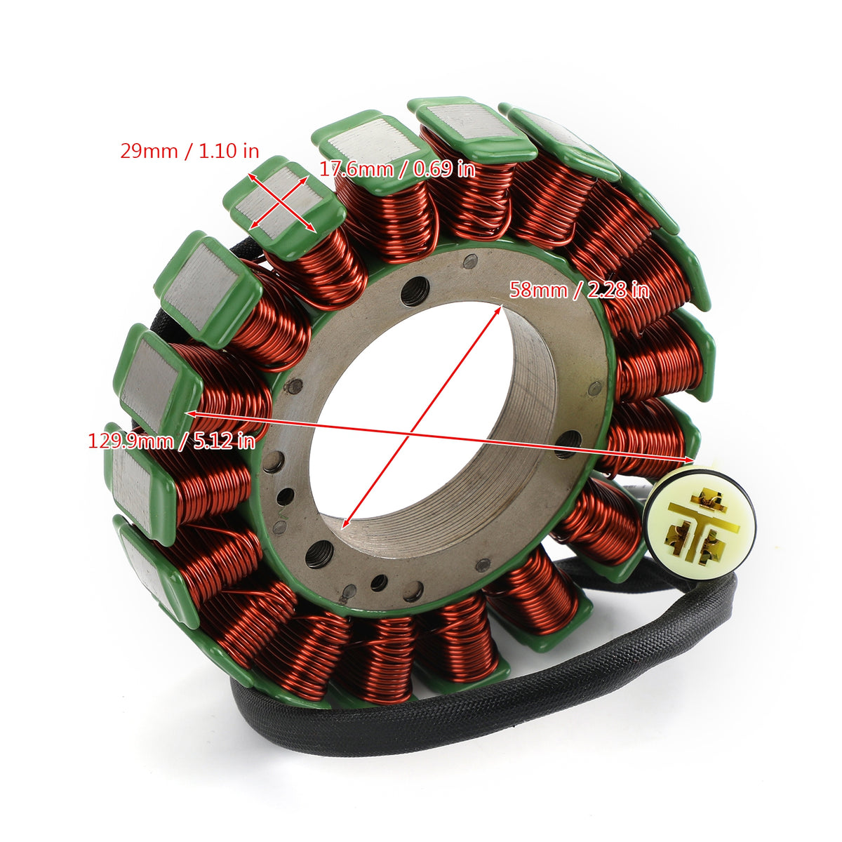 Yamaha F75 F80 F90 F100 67F-85510-00 67F-85510-01 Alternator Magneto Stator