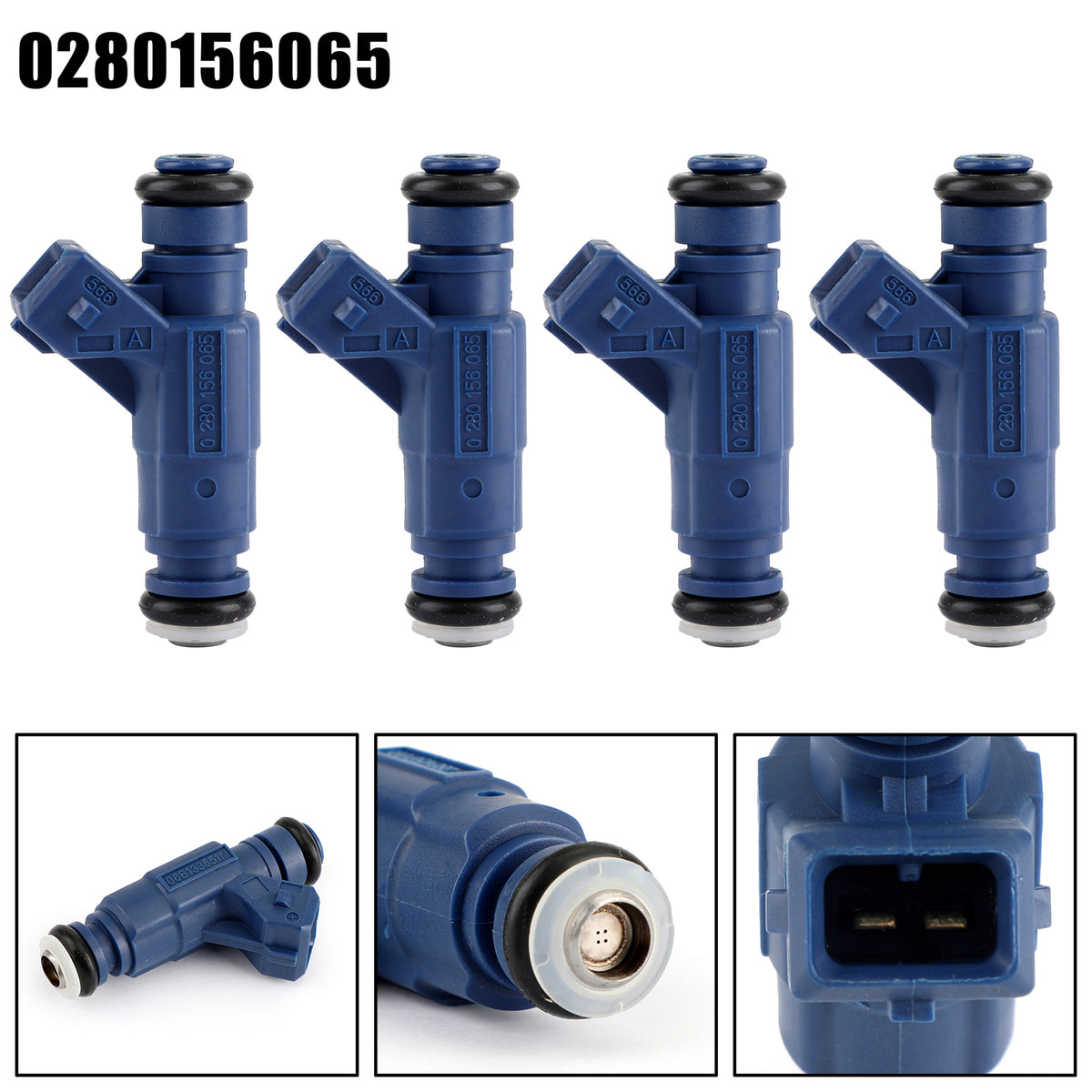 Audi A4 Quattro Fit VW Passat 1.8L 06B133551M 4PCS Fuel Injector 0280156065