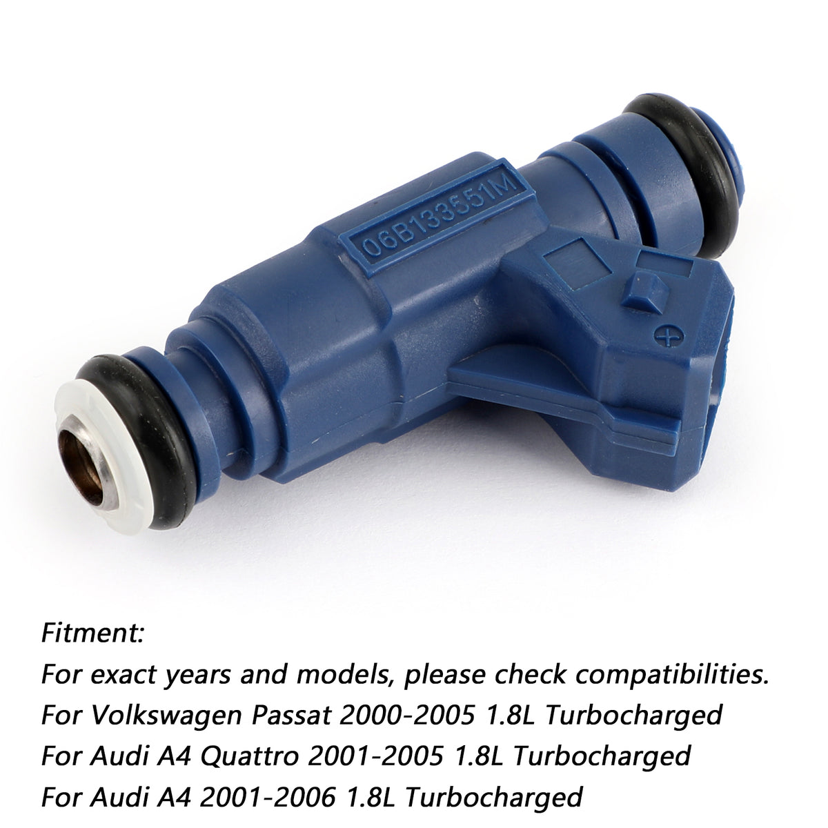 Audi A4 Quattro Fit VW Passat 1.8L 06B133551M 1PCS Fuel Injector 0280156065