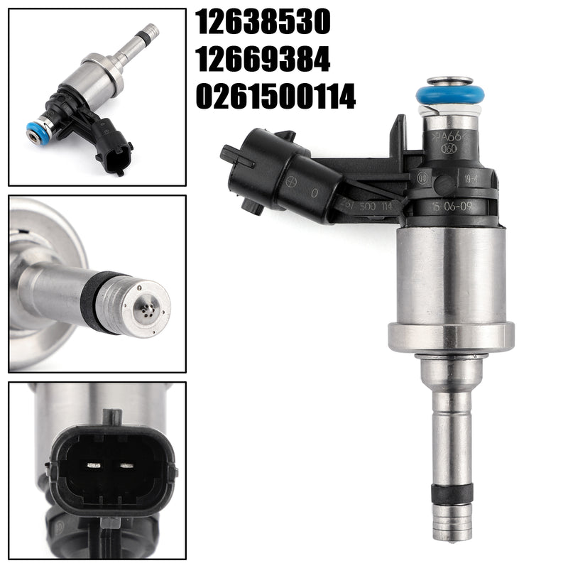 Chevrolet Camaro Traverse Fit GMC Acadia CTS 1PCS Fuel Injectors 12638530