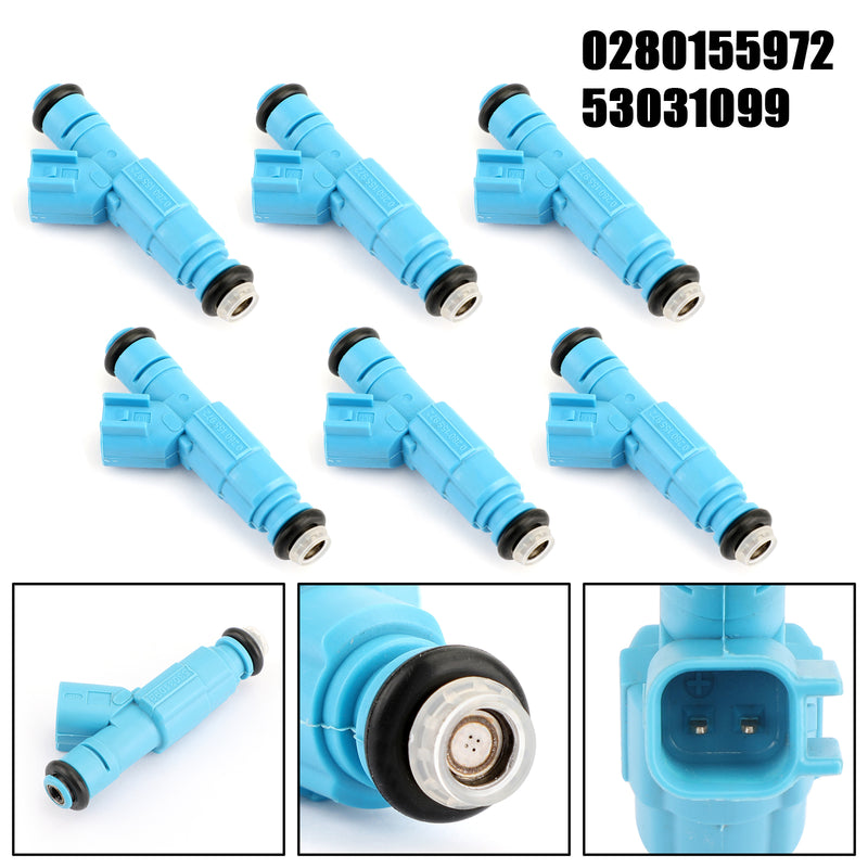 2002-2003 Liberty 3.7L V6 53031099 6PCS 0280155972 fuel injectors