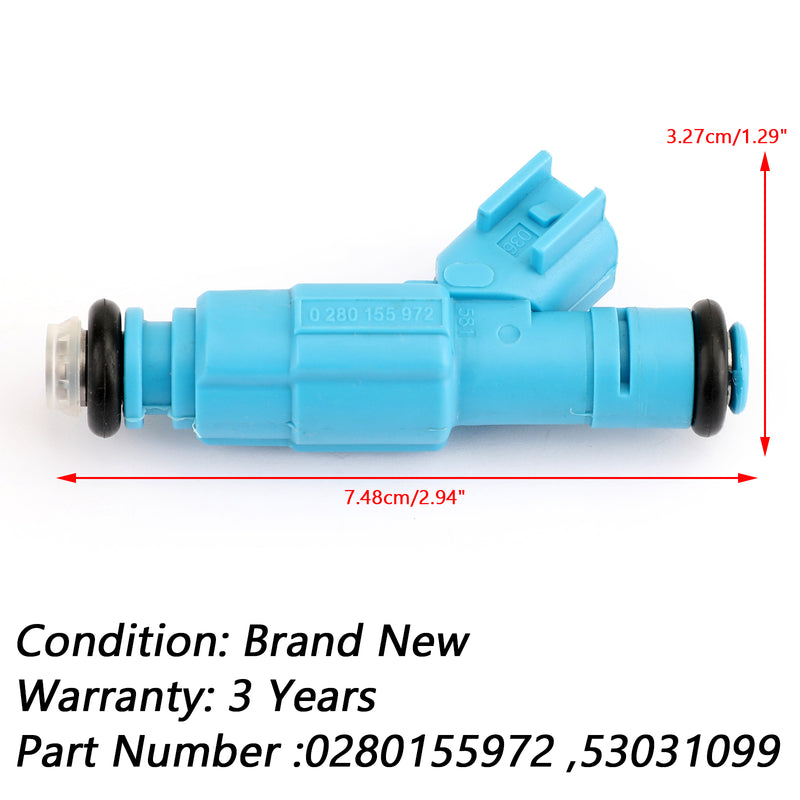 2002-2003 Liberty 3.7L V6 53031099 1PCS 0280155972 fuel injectors