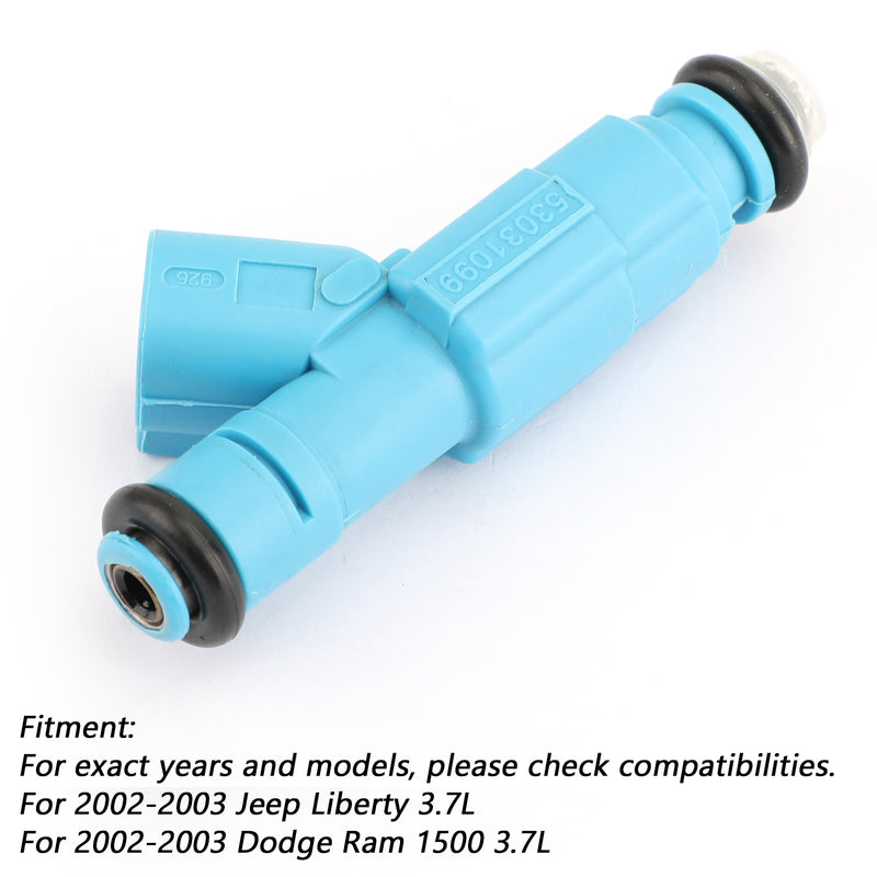 2002-2003 Liberty 3.7L V6 53031099 6PCS 0280155972 fuel injectors
