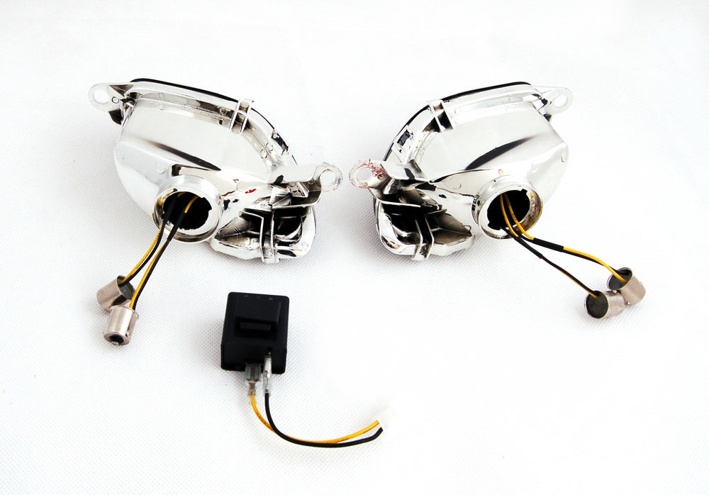 Suzuki Hayabusa GSXR1300 1999-2007 Smoke Front Turn Signals