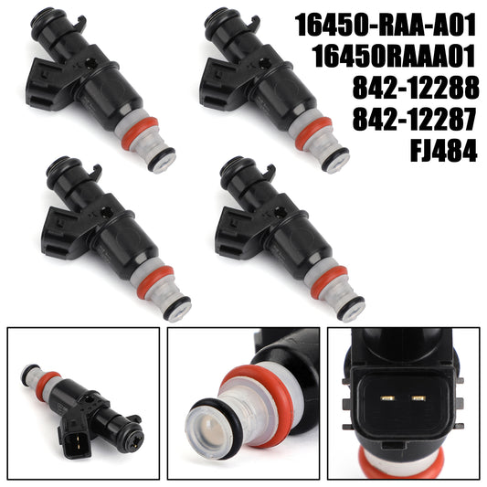 2003-2007 Honda Accord 2.4L 16450RAAA01 16450-RAA-A01 4PCS Fuel Injectors