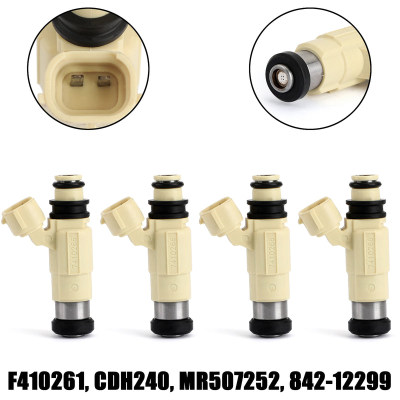 Mitsubishi Eclipse Lancer Chrysler CDH-240 842-12299 4PCS Fuel Injectors