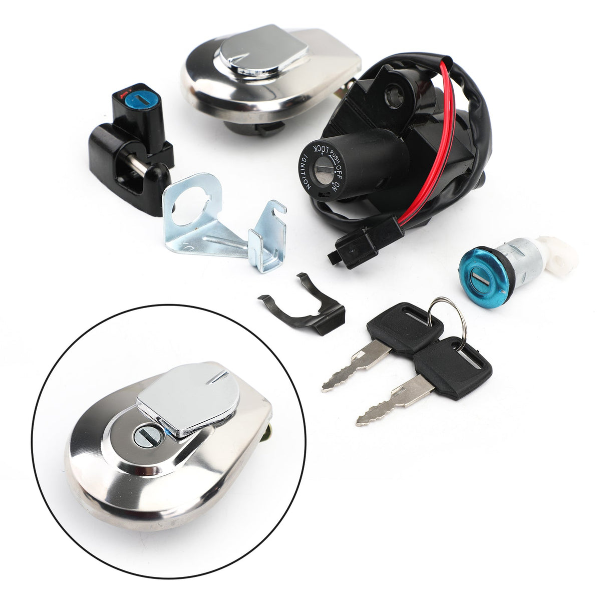 Honda CB750 Nighthawk 1991-2003 35010-MW3-830 Ignition Key Switch Lock Set