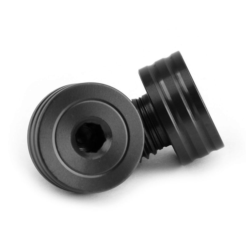 Yamaha MT-07 FZ-07 MT-09 FZ-09 XSR900 BK M10x1.25mm Mirror Hole Plugs Screws