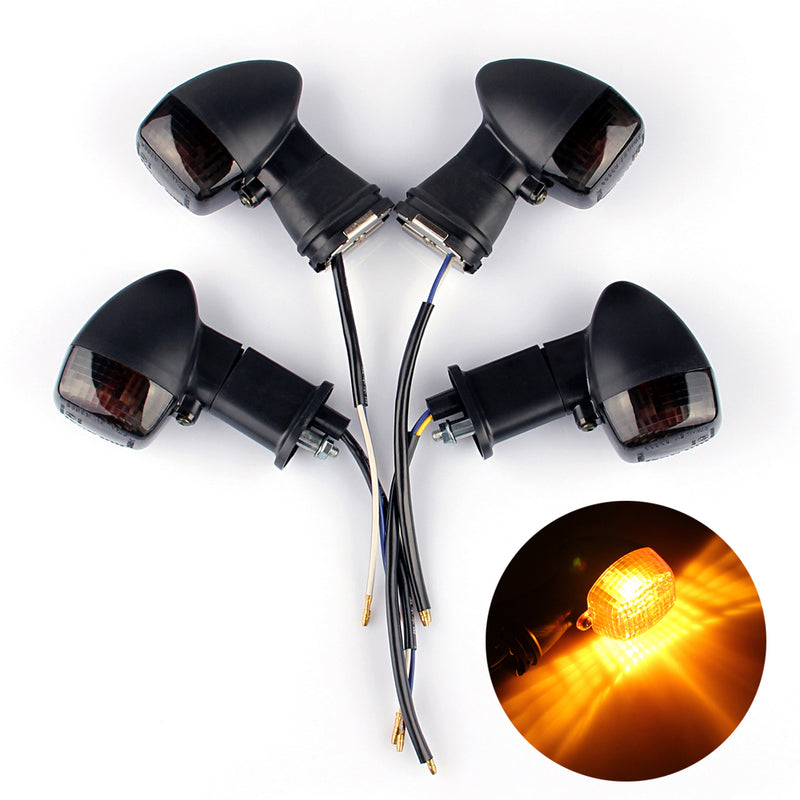 Kawasaki ZX-6R 7R 9R 12R EX 500R GPZ ZR-X ZX-R Clear Front Rear Turn Signal