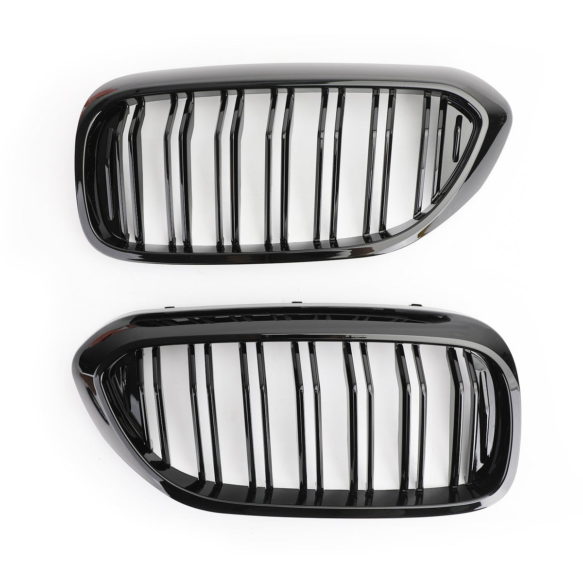2017-2019 BMW 5Series G30 G31 Sedan Front Kidney Grille Glossy Black Double Slat Grill