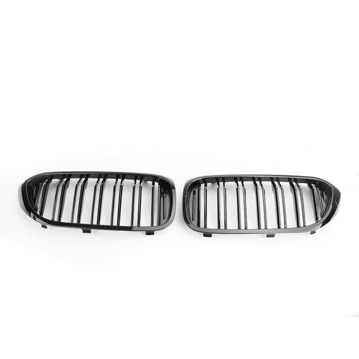 2017-2019 BMW 5Series G30 G31 Sedan Front Kidney Grille Glossy Black Double Slat Grill
