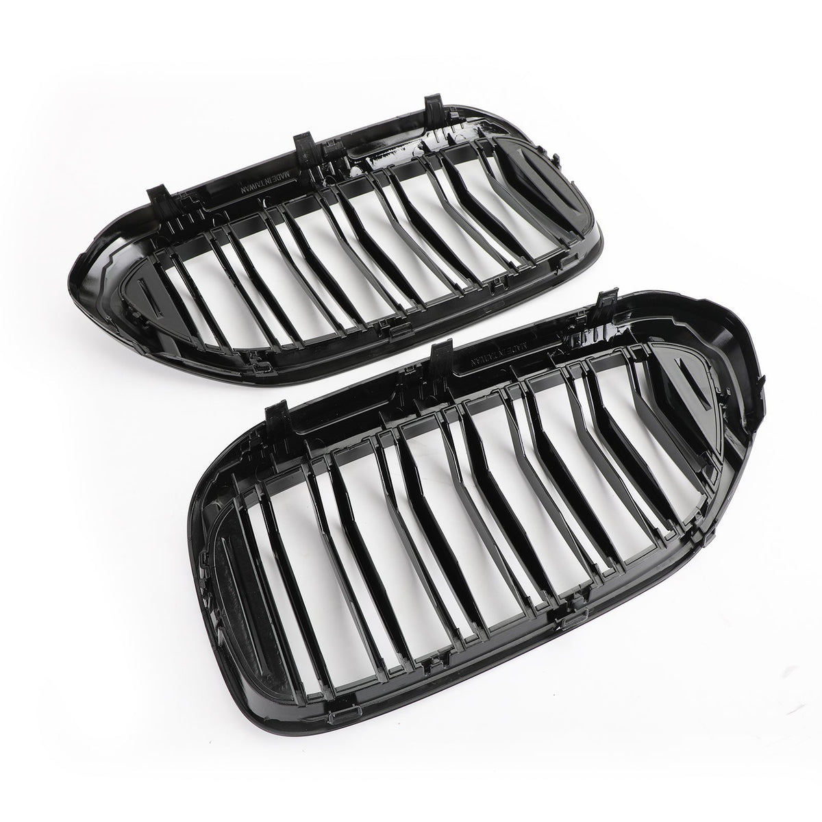 2017-2019 BMW 5Series G30 G31 Sedan Front Kidney Grille Glossy Black Double Slat Grill