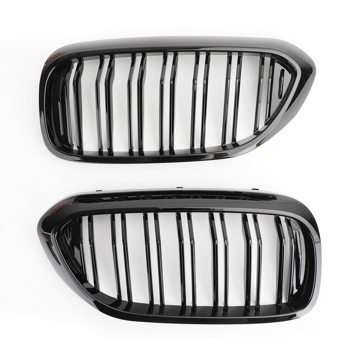 2017-2019 BMW 5Series G30 G31 Sedan Front Kidney Grille Glossy Black Double Slat Grill