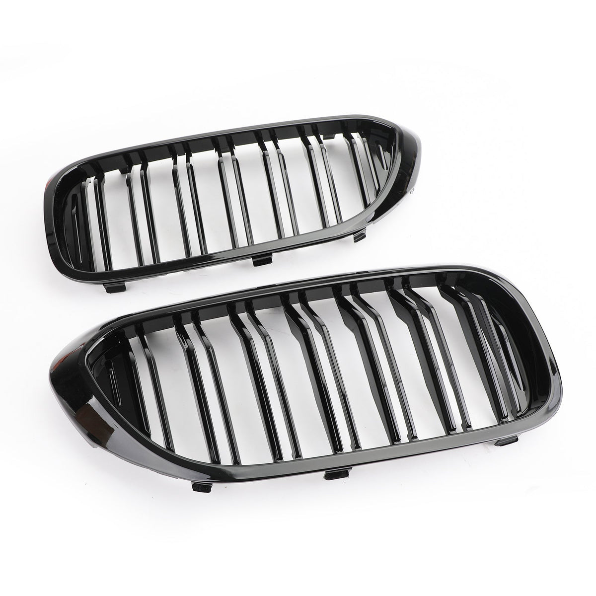 2017-2019 BMW 5Series G30 G31 Sedan Front Kidney Grille Glossy Black Double Slat Grill