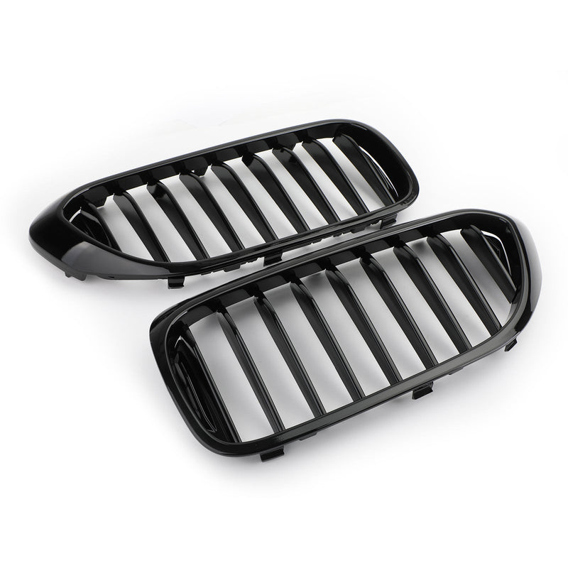 BMW 5 Series 530i 540i G30 2017-2019 Glossy Black Front Kidney Grill