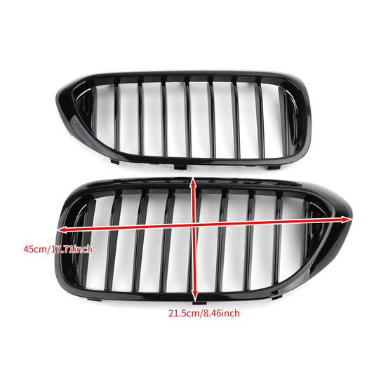 BMW 5 Series 530i 540i G30 2017-2019 Glossy Black Front Kidney Grill