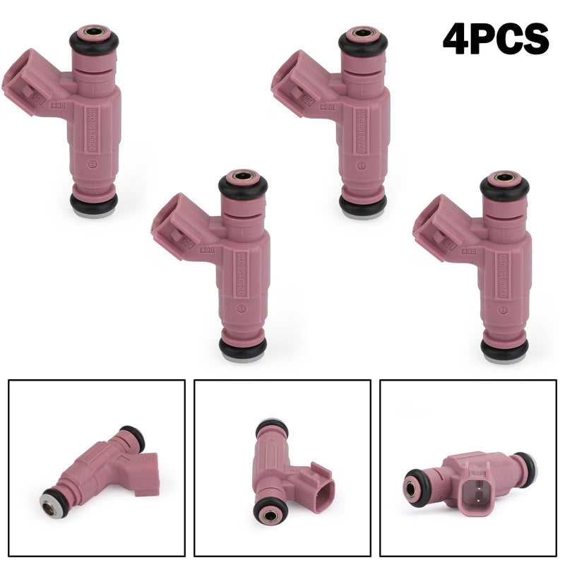 2003 Neon PT Cruiser 2.4L Turbo 04852747AA 4PCS Fuel Injectors 0280156030