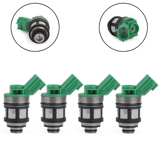 4PCS JS4D-2 16600-1S700 Fuel Injectors For 1996-2004 Nissan Pickup Frontier Xterra 2.4L