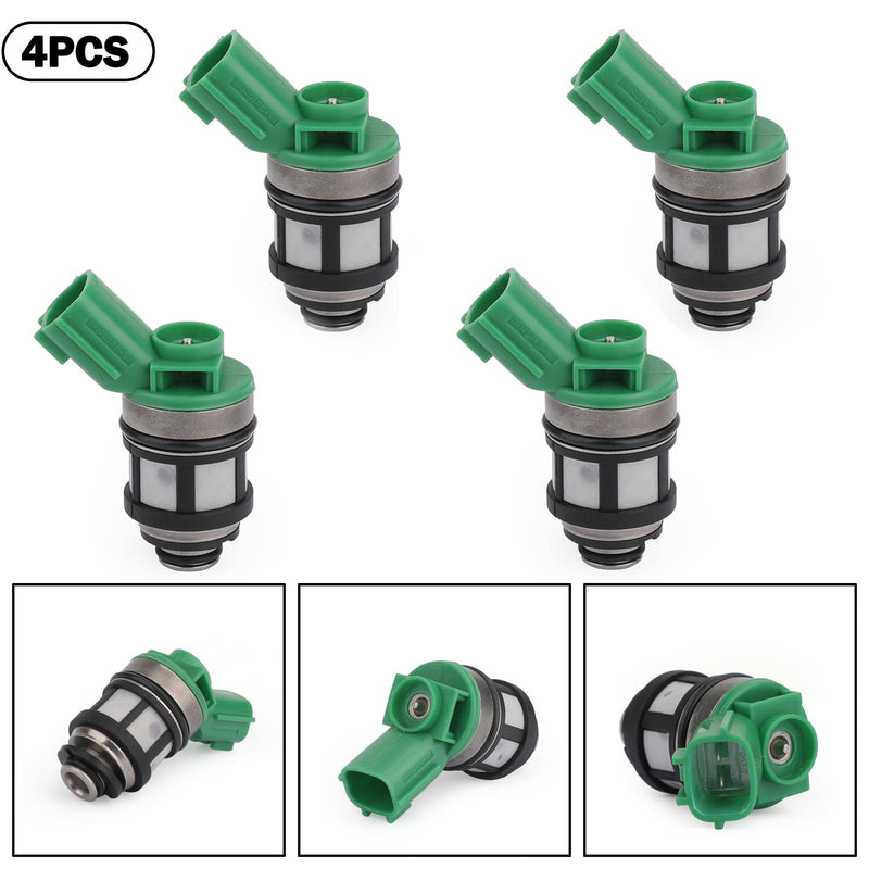 4PCS JS4D-2 16600-1S700 Fuel Injectors For 1996-2004 Nissan Pickup Frontier Xterra 2.4L