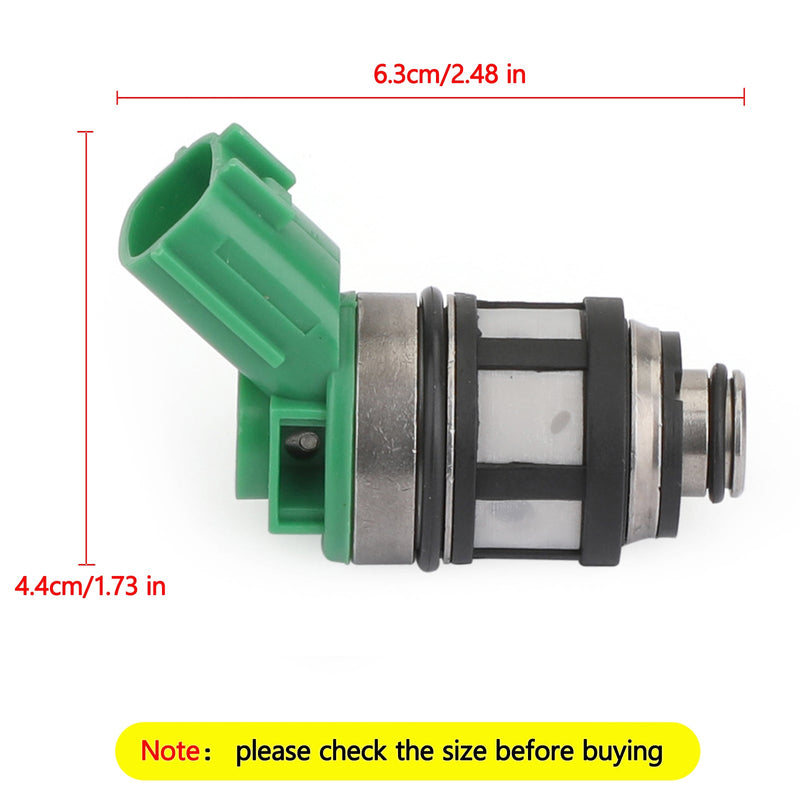4PCS JS4D-2 16600-1S700 Fuel Injectors For 1996-2004 Nissan Pickup Frontier Xterra 2.4L
