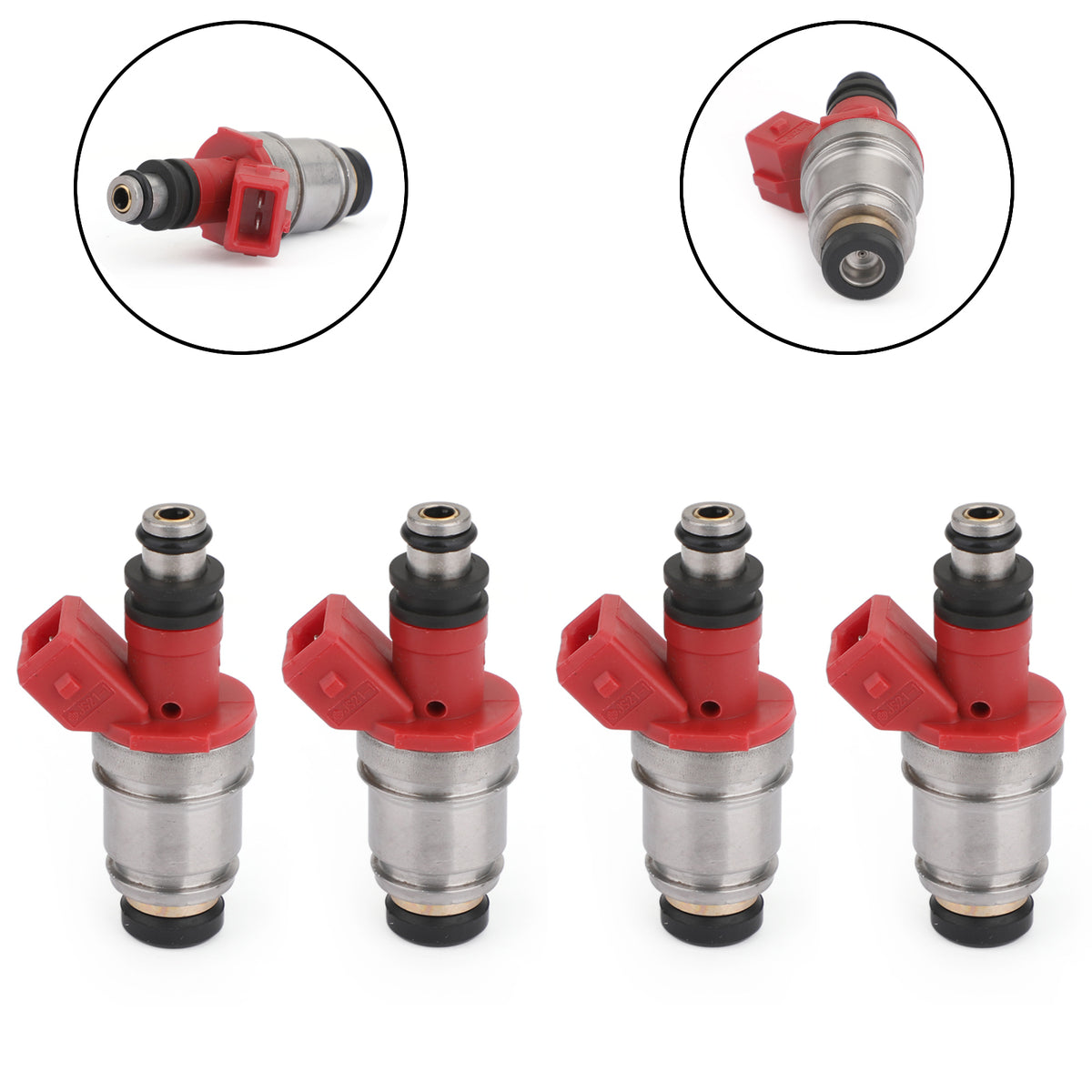 Nissan D21 Pickup 2.4L 4PCS Fuel Injectors 16600-86G00 16600-86G10