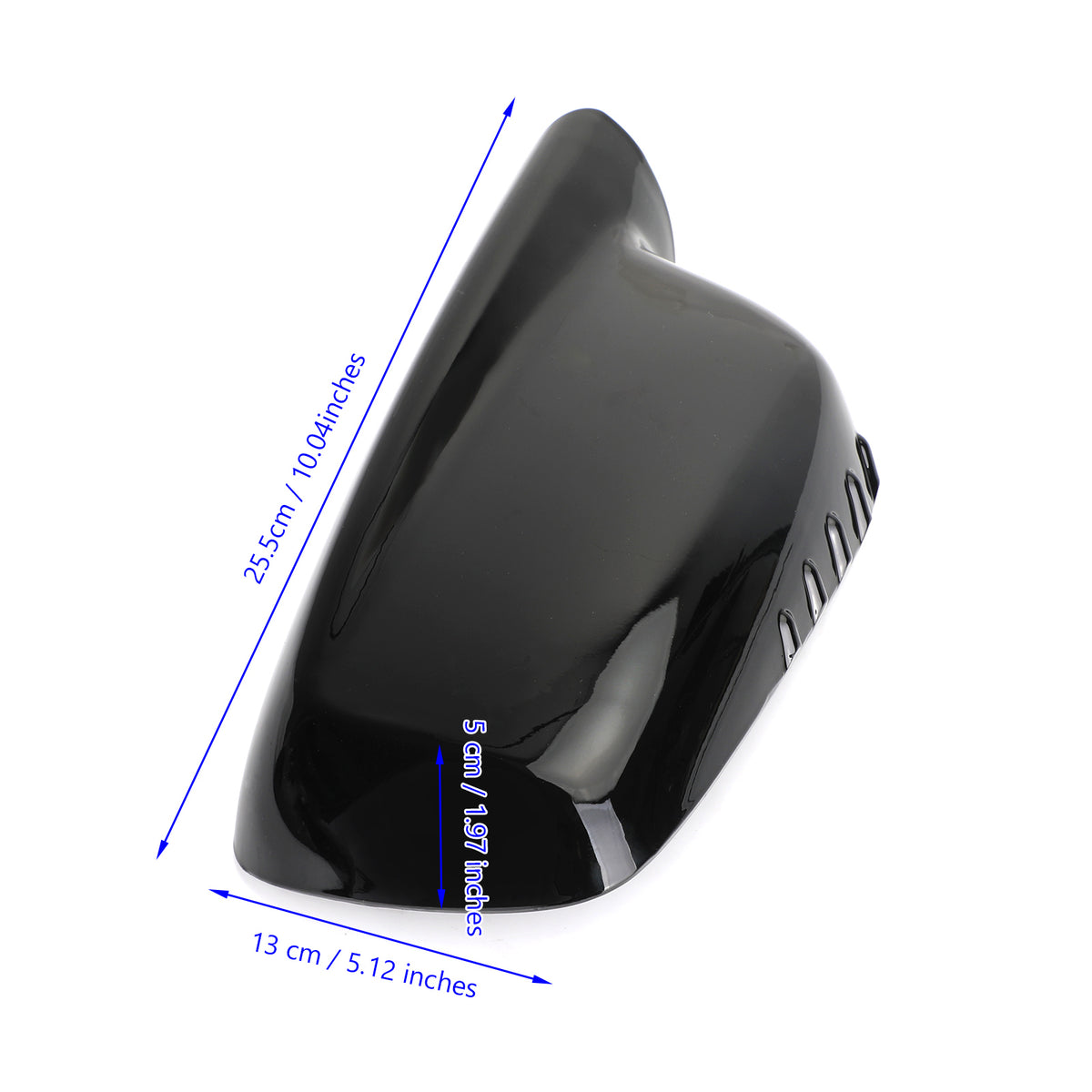 BMW E46 E65 E66 745i 750i 51167074236+51167074235 Pair Mirror Cover Cap Black