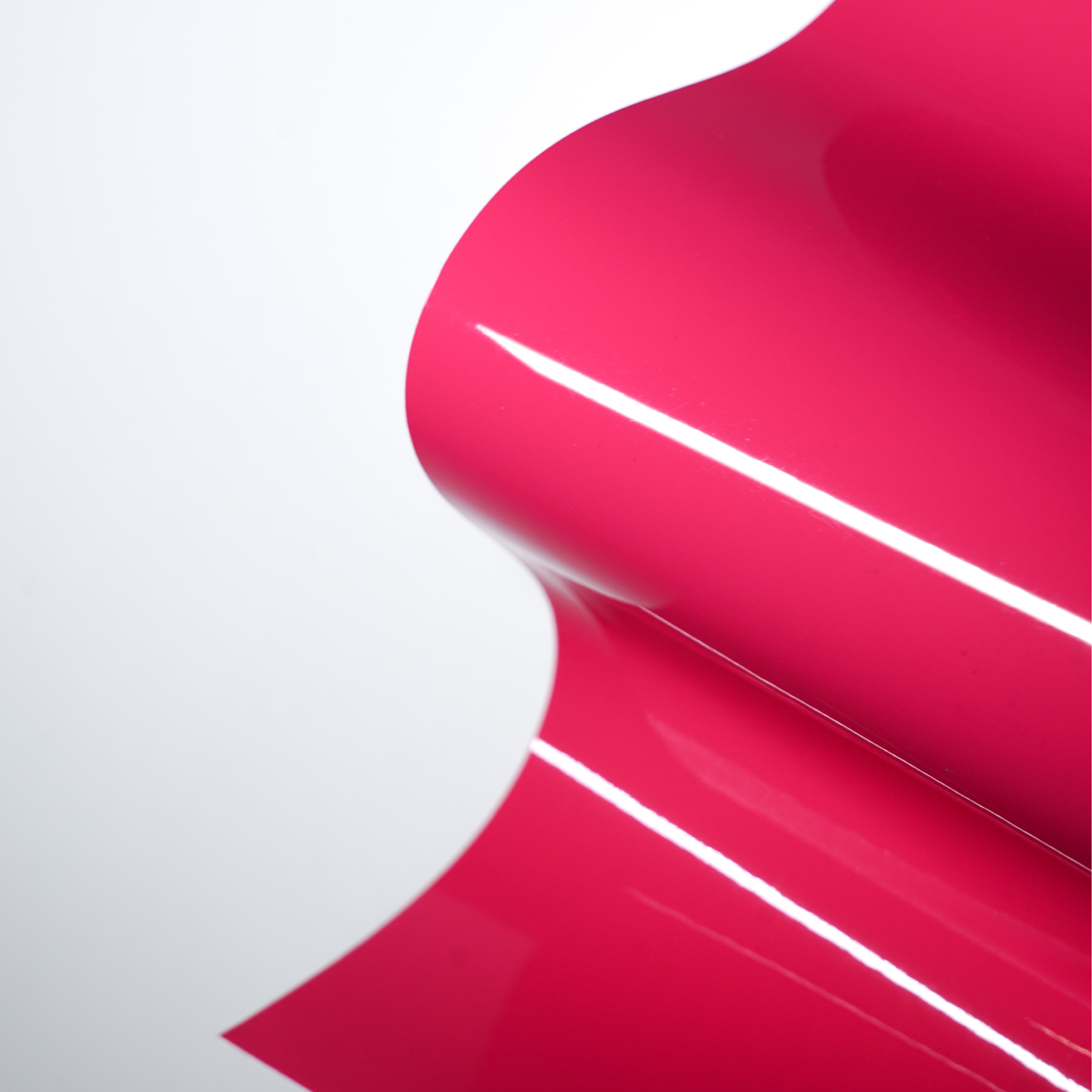 Glossy Rose Red Vinyl Wrap