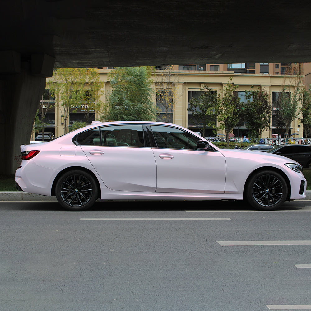 Bloom Pearl Pink PET Car Wrap Film High Gloss Vehicle Wrap
