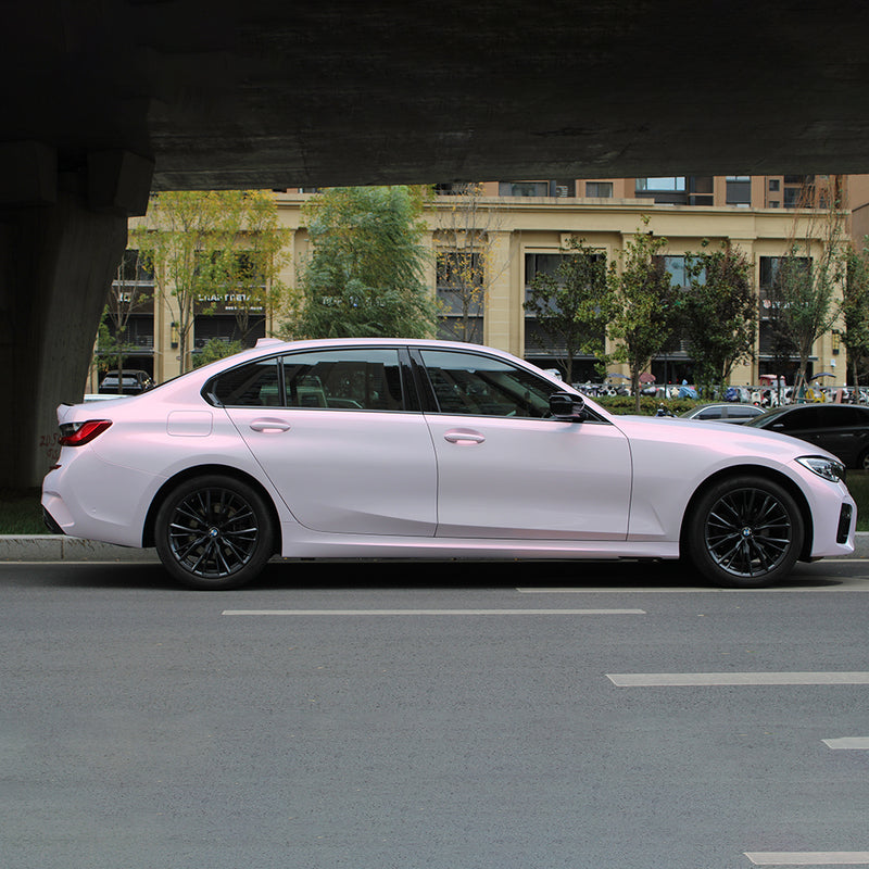 Bloom Pearl Pink PET Car Wrap Film High Gloss Vehicle Wrap