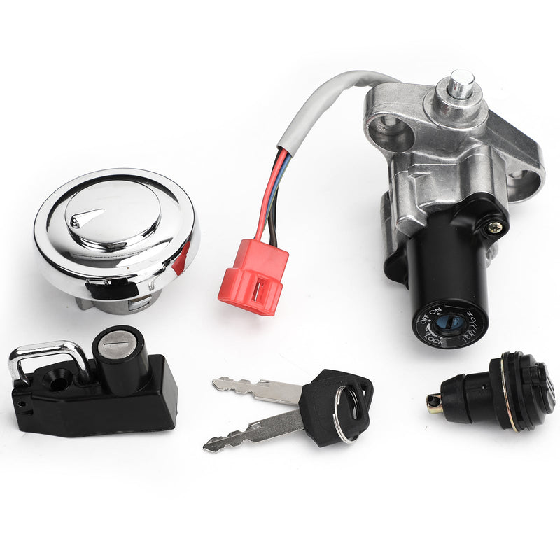 Yamaha V-Star 650 & 1100 1998-2017 Ignition Switch Tank Cap Helmet Lock Set