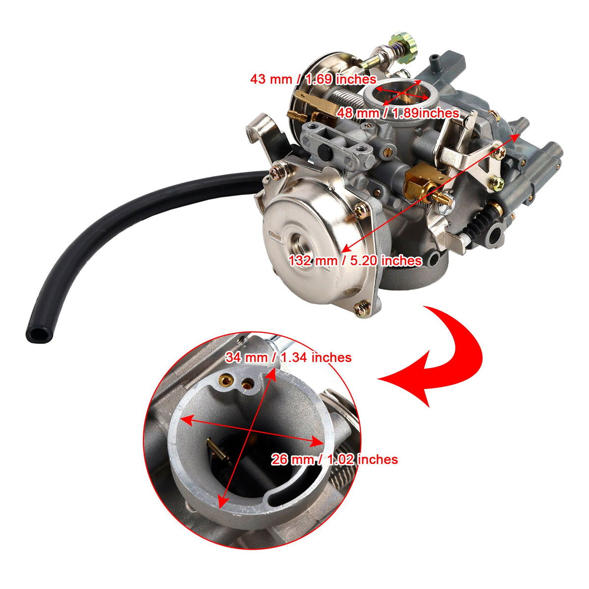 Yamaha Virago XV125 VSTAR 250 VIRAGO 250 ROUTE66 XV250 CARBURETOR CARB