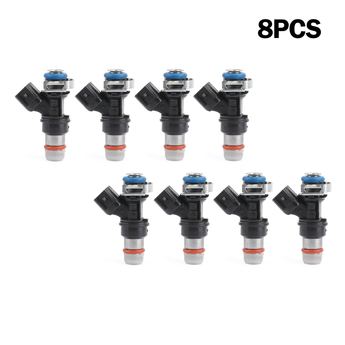 2004-2010 Chevy GCC 4.8 5.3 6.0 6.2 Set of 8 Fuel Injectors 12580681