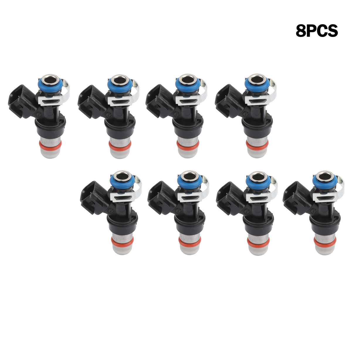 2004-2010 Chevy GCC 4.8 5.3 6.0 6.2 Set of 8 Fuel Injectors 12580681