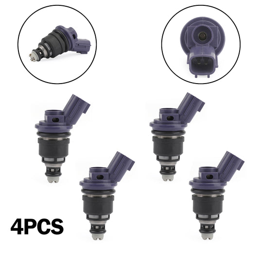 Nissan 240SX Silvia KA24DE S13 SR20DET 4PCS 375cc Fuel Injector 16600-67U01