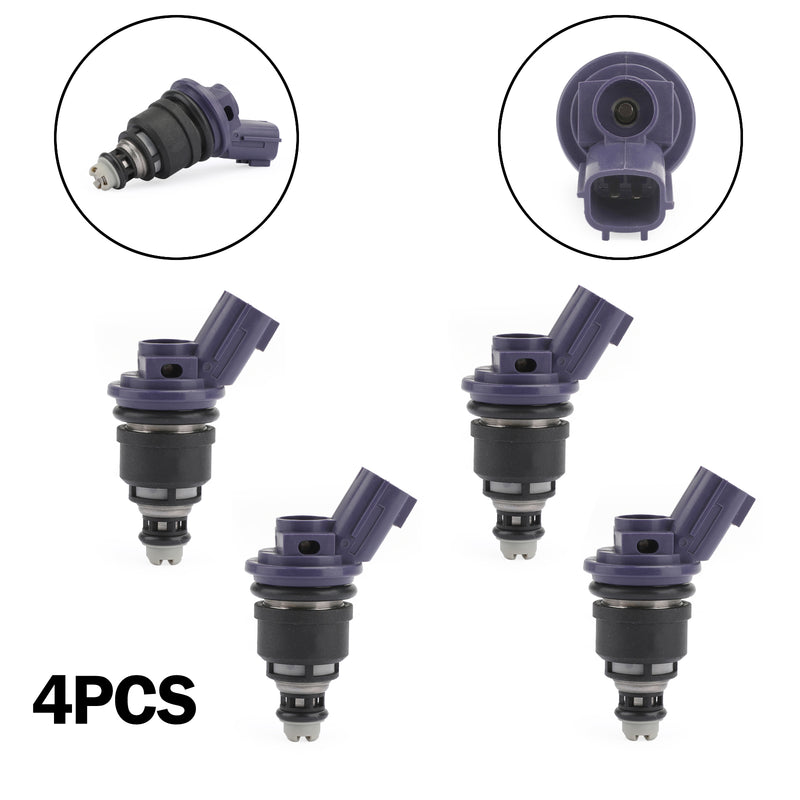 Nissan 240SX Silvia KA24DE S13 SR20DET 4PCS 375cc Fuel Injector 16600-67U01