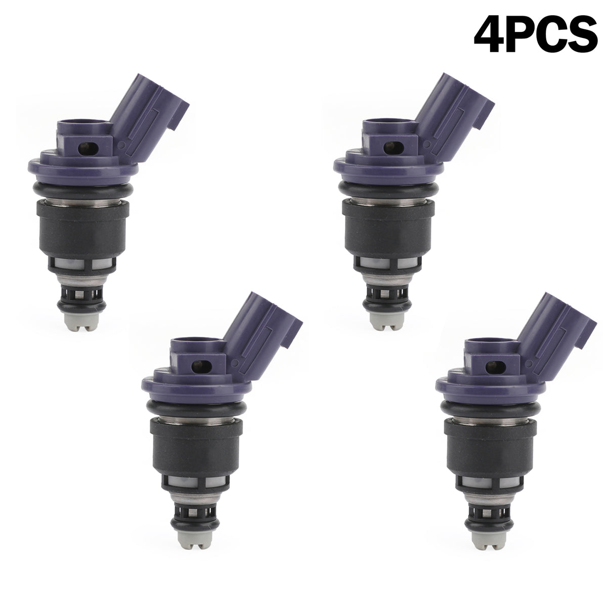 Nissan 240SX Silvia KA24DE S13 SR20DET 4PCS 375cc Fuel Injector 16600-67U01