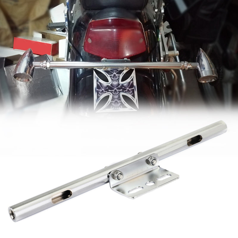 Universal Moto Front Turn Signal Spot Light Bar Mount Bracket Clamp