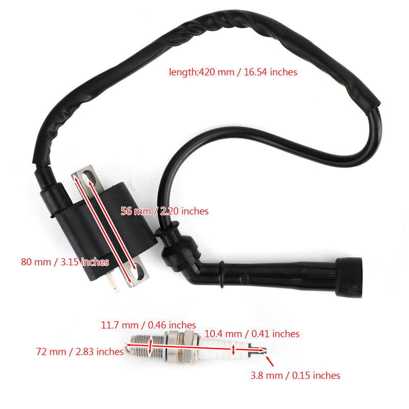 Yamaha Raptor 660R YFM660R Grizzly 660 Premium Ignition Coil Spark Plug