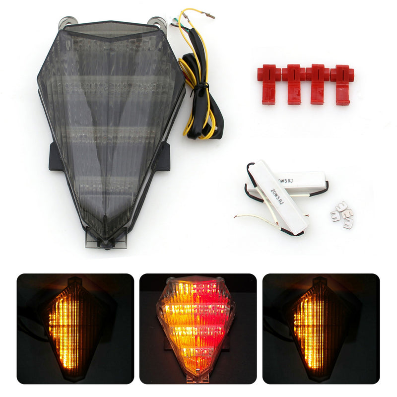 2006-2016 Yamaha YZF 600 R6 Smoke Integrated LED TailLight Turn Signals