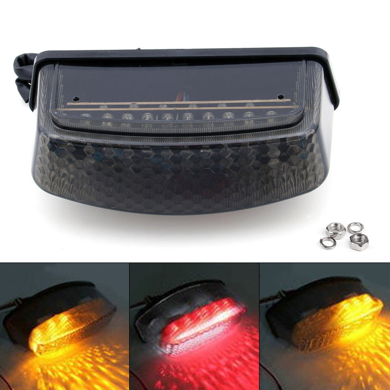 Ducati Monster 600/620/695/750/800/900/1000 Smoke LED TailLight Turn Signals