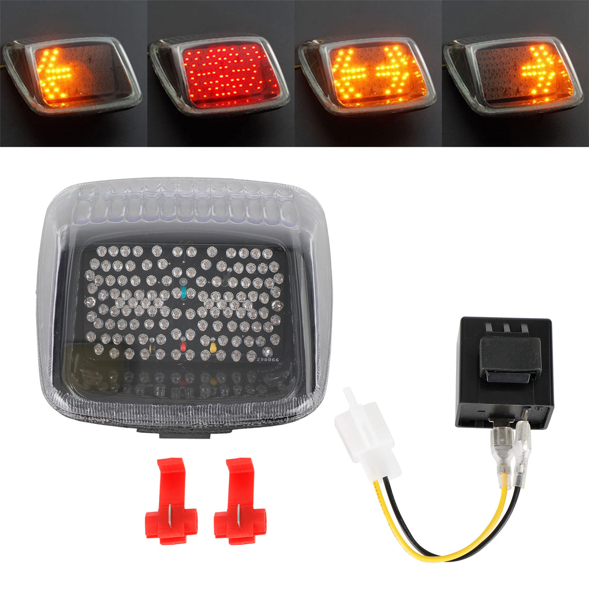 2002-2011 V-ROD Night Rod Street Rod Clear Taillight + Turn Signals