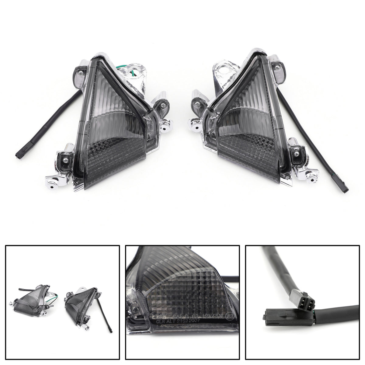 Kawasaki ZX10R 2004-2005 Smoke Front Turn Signals Lens
