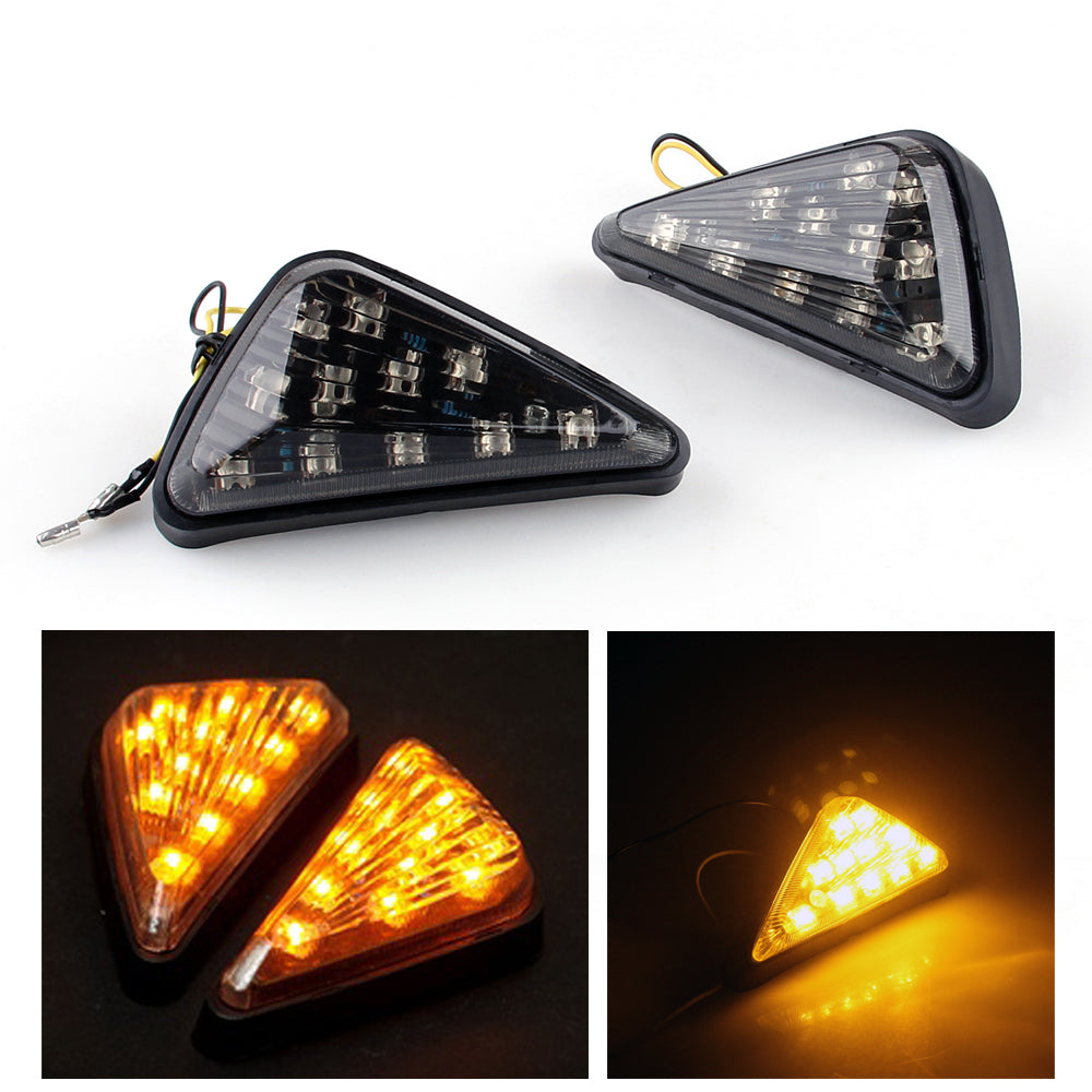 Honda CBR 600/F4i/954/1000 RR Yamaha R6 R1 Smoke LED Flush Mount Turn Signal