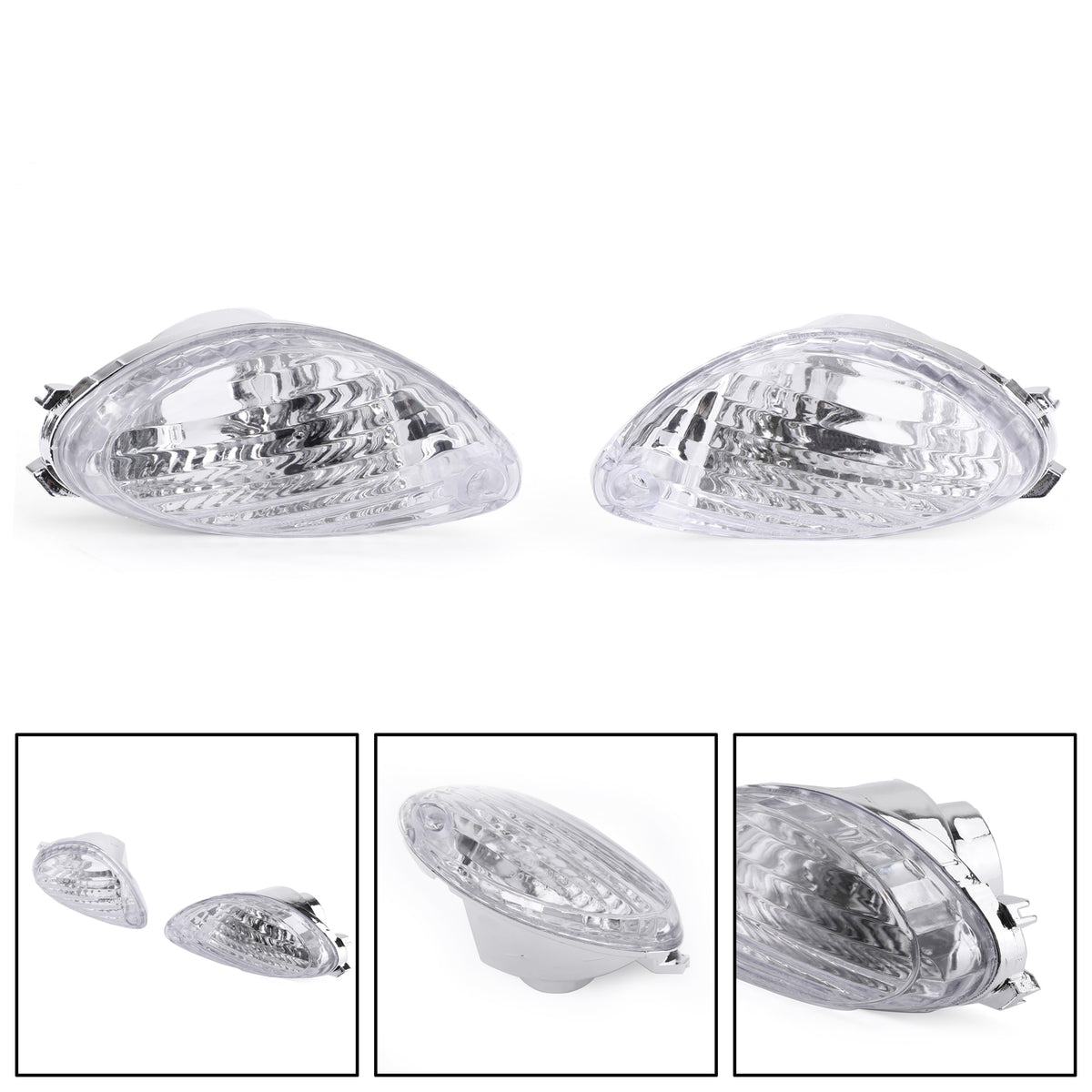 Suzuki Hayabusa GSXR1300 2008-2020 Clear Rear Turn Signals Lens