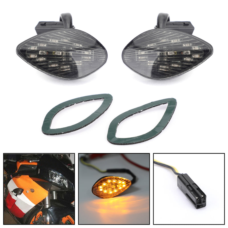 Honda CBR 1000 RR Flush Mount 2004-2005 Smoke Turn Signals