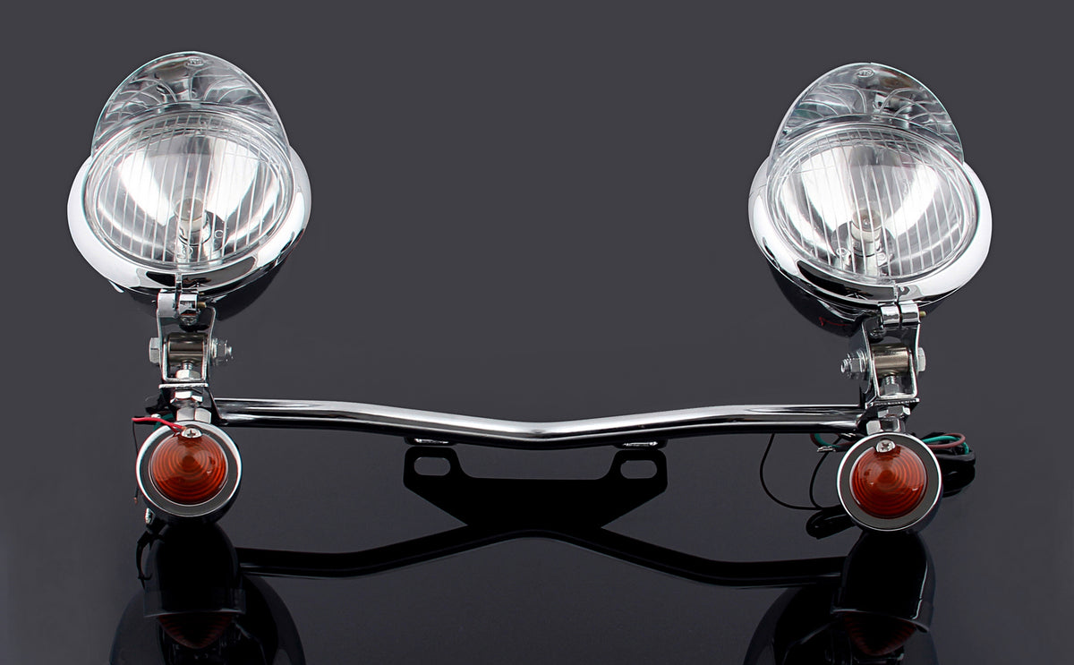 Honda Yamaha Suzuki Kawasaki Driving Passing Turn Signal Spot Light Bar
