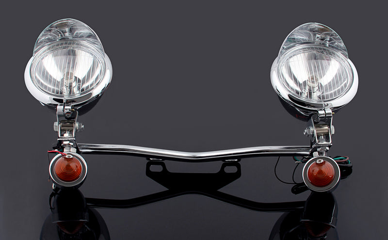 Honda Yamaha Suzuki Kawasaki Driving Passing Turn Signal Spot Light Bar
